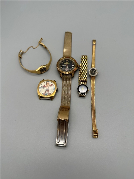 (5) Watches; Spiro Agnew, Pulsar, Citizen, Jules Jurgensen, Russian Propaganda Watch
