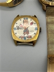 (5) Watches; Spiro Agnew, Pulsar, Citizen, Jules Jurgensen, Russian Propaganda Watch