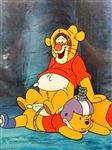 The New Adventures of Winnie the Pooh Animation Cel