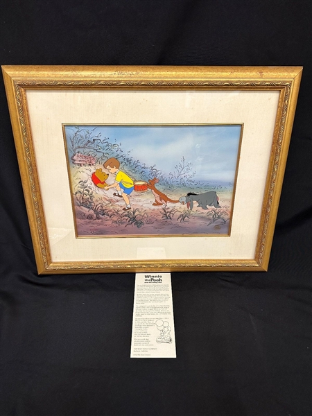 Winnie the Pooh and The Honey Tree Animation Cel