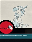 2001 Artist Signed Pinocchio Drawing Signed by David Scott Smith