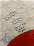 World War II Japanese Flag Signed by Soldiers