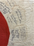 World War II Japanese Flag Signed by Soldiers