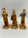 (3) 19th Century Hadley Royal Worcester Porcelain Figurines