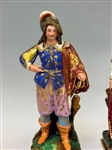 Pair of 19th Century Paris Figural Porcelain Scent Bottles