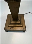 Pairpoint Puffy Lamp And Base Pisa Rose Shade 16 Circa 1906