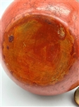 Slip Painted Red Ware Vessel With Lid Probably Pre-Columbian, Mexican