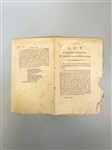Holland Land Company: Act of the Legislature of PA. of 3rd April to the Persons Emigrating to Lands in PA north and west of the Ohio and Alleghany River Pamphlet 1796