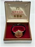 1960's 14k Gold Omega Seamaster With Original Box and Paperwork