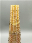 Durand Pulled Feather Trumpet Lamp Shade 