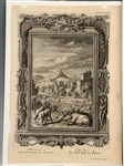 (3) 1730's Folio Engravings From Physica Sacra Unframed