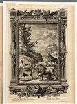 (3) 1730's Folio Engravings From Physica Sacra Unframed