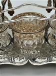 Quadruple Silver Plate Breakfast Caddy Figural Venture Slater Bros. 