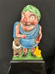 Punch and Judy Cast Iron Andirons