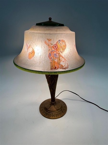 Pairpoint Transfer Decal Art Deco Lamp