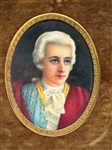 (2) Hand Painted Miniatures Wilhelmine Stadler of Frederike Von Gumpenberg