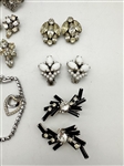 Weiss Costume Jewelry Rhinestone Group