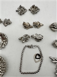 Weiss Costume Jewelry Rhinestone Group