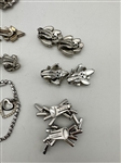 Weiss Costume Jewelry Rhinestone Group