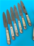 Fruit Knives and Forks: Uchatius Bronce, Meriden