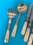 Fruit Knives and Forks: Uchatius Bronce, Meriden