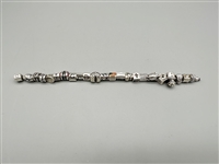 Sterling Silver Charm Bracelet Style of Pandora 21 Charms