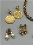 Unisgned Goldtone Better Costume Jewelry Group