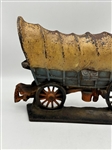 Cast Iron Original Paint Conestoga Wagon Doorstop