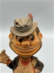 1949 Brooklyn Dodgers Rempel Rubber Squeeze Toy Bum Mascot