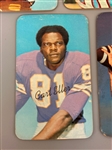 (5) 1970 Topps Super Football Cards: Bob Griese, Floyd Little Others