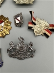 (14) Group of Scotland, Strasbourg, Germany Medallion Cap Badges