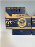 (2) Leisy's Beer Cardboard Bottle Holders