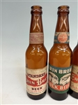 (4) Standard Erin Brew Beer Bottles