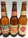 (4) Standard Erin Brew Beer Bottles