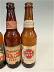 (4) Standard Erin Brew Beer Bottles
