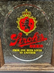 Stroh's Beer Light Up Advertising Mirror Sign