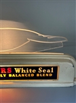 Carstairs White Seal Light Up Advertising Figural Bar Top Sign