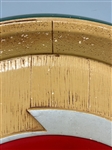 Standard Beer Chalkware Barrel End Advertising Display
