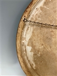 Standard Beer Chalkware Barrel End Advertising Display