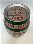 Erin Brew Ten-O-Two Beer Chalkware Advertising Barrel 