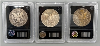 (3) Morgan Silver Dollars Bradford Exchange