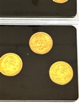 (50) States Commemorative Quarters 1999-2008 Complete Set Gold Edition