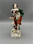 Meissen Figurine Boy With Grapes and Wine