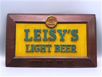 Vintage Leisys Light Beer Sign