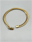 14k Gold Bracelet Snake Pattern