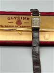 1950 Glycine 14k Gold Watch With Original Box