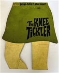 The Knee Tickler Vintage Cardboard Stand Up Advertisement
