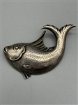 Madeline Turner Original Sterling Silver Fish Brooch