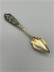 French and Franklin Sterling and Enamel Grapefruit Spoon