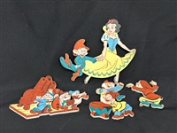 Vintage Dolly Toy Co. Snow White and The Seven Dwarfs Pin-Ups